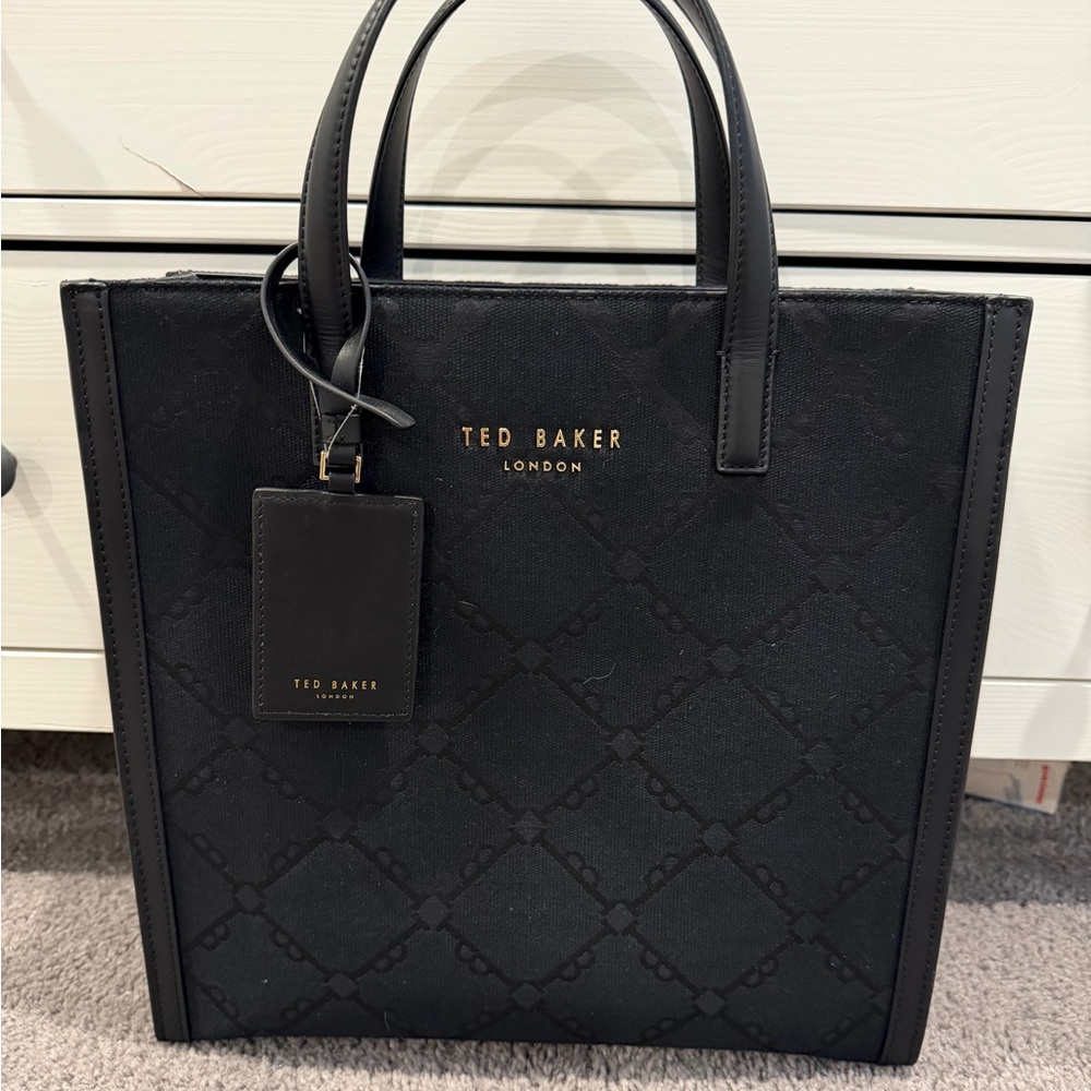 Ted Baker Black Structured Tote - Picture 3 of 8